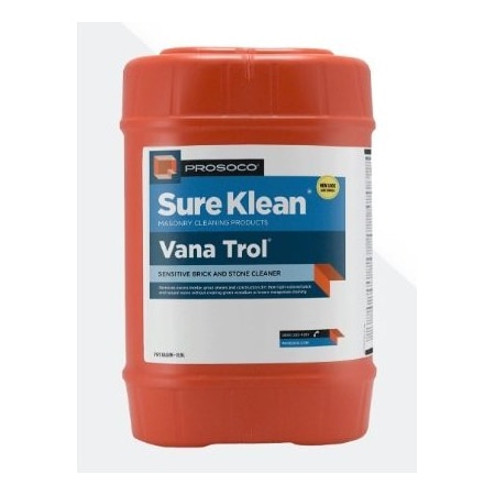 Prosoco Vana Trol Sensitive Brick & Stone Cleaner 5 Gallon 10030-05GAL